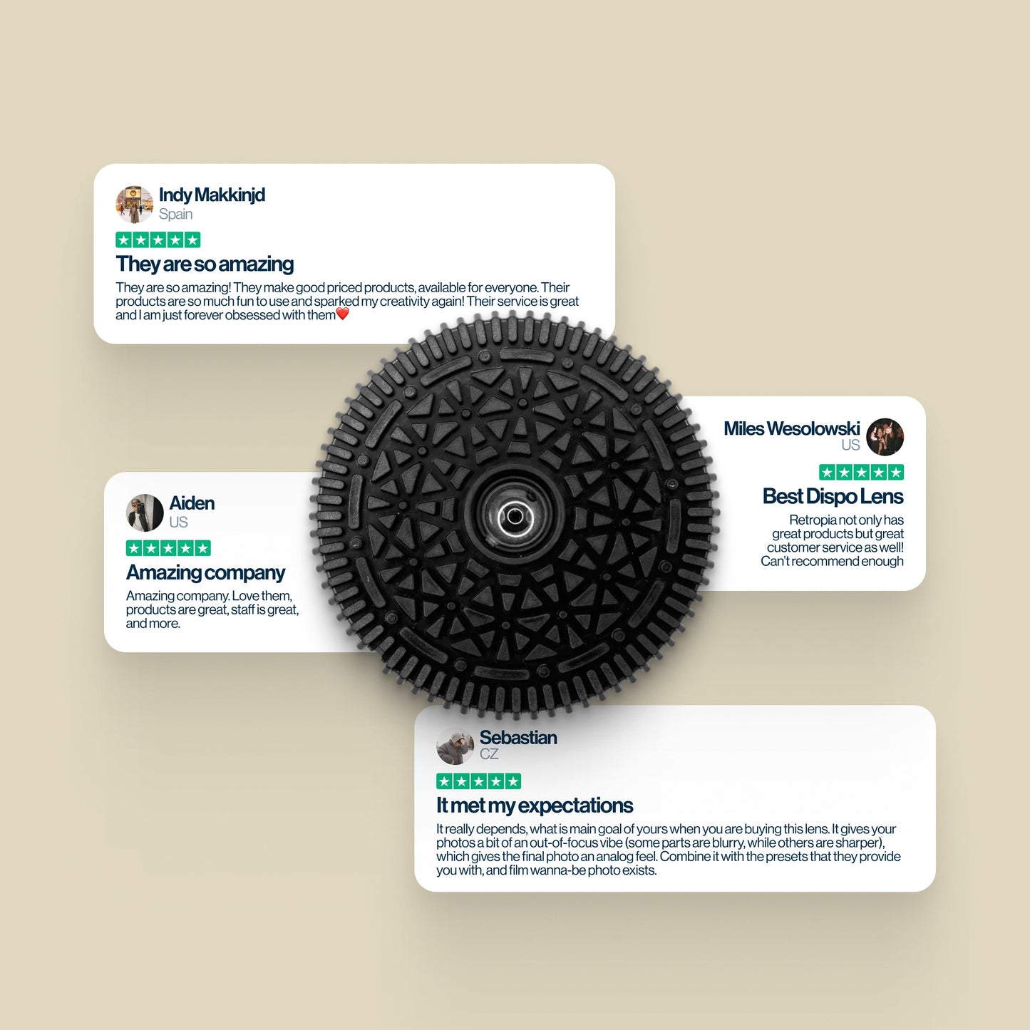 Repurposed Disposable Film Camera Lens