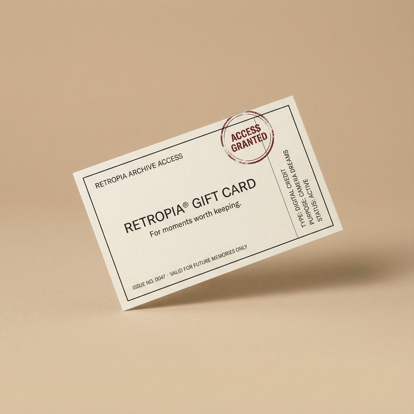 Digital Gift Card